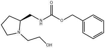 [(S)-1-(2-Hydroxy-ethyl)-pyrrolidin-2-ylMethyl]-carbaMic acid benzyl ester Structure