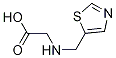 [(Thiazol-5-ylMethyl)-aMino]-acetic acid 化学構造式