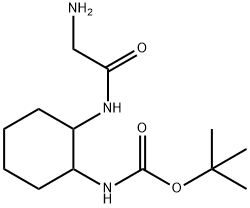 [2-(2-AMino-acetylaMino)-cyclohexyl]-carbaMic acid tert-butyl ester 结构式