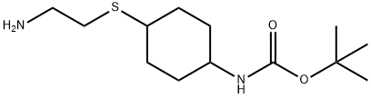 [4-(2-AMino-ethylsulfanyl)-cyclohexyl]-carbaMic acid tert-butyl ester Structure