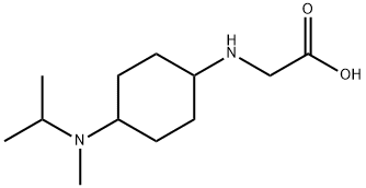 [4-(Isopropyl-Methyl-aMino)-cyclohexylaMino]-acetic acid Struktur