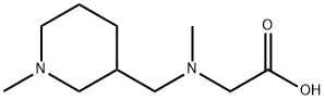 [Methyl-(1-Methyl-piperidin-3-ylMethyl)-aMino]-acetic acid Structure