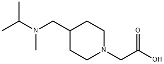 {4-[(Isopropyl-Methyl-aMino)-Methyl]-piperidin-1-yl}-acetic acid Structure