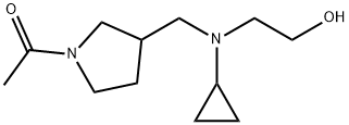 1-(3-{[Cyclopropyl-(2-hydroxy-ethyl)-aMino]-Methyl}-pyrrolidin-1-yl)-ethanone|