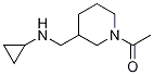 1-(3-CyclopropylaMinoMethyl-piperidin-1-yl)-ethanone 化学構造式