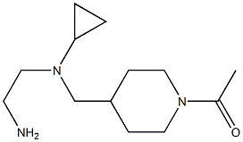 1-(4-{[(2-AMino-ethyl)-cyclopropyl-aMino]-Methyl}-piperidin-1-yl)-ethanone Structure