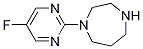 1-(5-Fluoro-pyriMidin-2-yl)-[1,4]diazepane Structure
