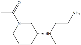 1-{(R)-3-[(2-AMino-ethyl)-Methyl-aMino]-piperidin-1-yl}-ethanone Structure