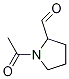 1-Acetyl-pyrrolidine-2-carbaldehyde 化学構造式