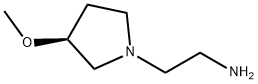 2-((S)-3-Methoxy-pyrrolidin-1-yl)-ethylaMine Struktur