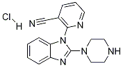 2-(2-(piperazin-1-yl)-1H-benzo[d]iMidazol-1-yl)nicotinonitrile hydrochloride Structure