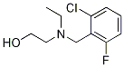2-[(2-Chloro-6-fluoro-benzyl)-ethyl-aMino]-ethanol 结构式