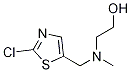 2-[(2-Chloro-thiazol-5-ylMethyl)-Methyl-aMino]-ethanol Structure