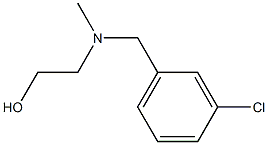 2-[(3-Chloro-benzyl)-Methyl-aMino]-ethanol,92015-25-3,结构式