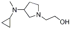 2-[3-(Cyclopropyl-Methyl-aMino)-pyrrolidin-1-yl]-ethanol 结构式