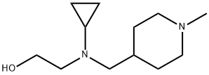 2-[Cyclopropyl-(1-Methyl-piperidin-4-ylMethyl)-aMino]-ethanol Structure