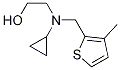 2-[Cyclopropyl-(3-Methyl-thiophen-2-ylMethyl)-aMino]-ethanol Structure