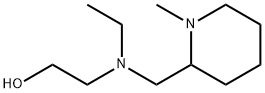 2-[Ethyl-(1-Methyl-piperidin-2-ylMethyl)-aMino]-ethanol 结构式