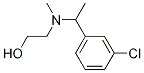2-{[1-(3-Chloro-phenyl)-ethyl]-Methyl-aMino}-ethanol Struktur