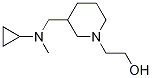 2-{3-[(Cyclopropyl-Methyl-aMino)-Methyl]-piperidin-1-yl}-ethanol,1353970-93-0,结构式