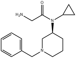 2-AMino-N-((S)-1-benzyl-piperidin-3-yl)-N-cyclopropyl-acetaMide,1354002-85-9,结构式