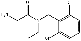 2-AMino-N-(2,6-dichloro-benzyl)-N-ethyl-acetaMide 结构式