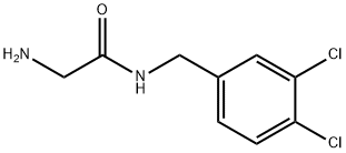 2-AMino-N-(3,4-dichloro-benzyl)-acetaMide Structure