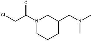 2-Chloro-1-(3-diMethylaMinoMethyl-piperidin-1-yl)-ethanone Struktur