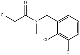 2-Chloro-N-(2,3-dichloro-benzyl)-N-Methyl-acetaMide Structure