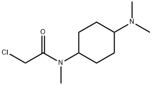 2-Chloro-N-(4-diMethylaMino-cyclohexyl)-N-Methyl-acetaMide 化学構造式