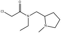 2-Chloro-N-ethyl-N-(1-Methyl-pyrrolidin-2-ylMethyl)-acetaMide Struktur