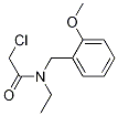 2-Chloro-N-ethyl-N-(2-Methoxy-benzyl)-acetaMide Structure