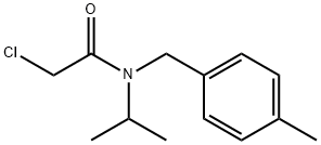 2-Chloro-N-isopropyl-N-(4-Methyl-benzyl)-acetaMide 结构式