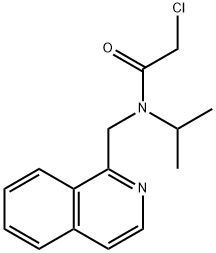 2-Chloro-N-isopropyl-N-isoquinolin-1-ylMethyl-acetaMide 结构式