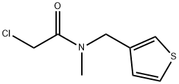 2-Chloro-N-Methyl-N-thiophen-3-ylMethyl-acetaMide 化学構造式