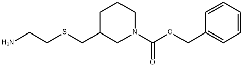 3-(2-AMino-ethylsulfanylMethyl)-piperidine-1-carboxylic acid benzyl ester|