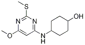 4-(6-Methoxy-2-Methylsulfanyl-pyriMidin-4-ylaMino)-cyclohexanol 结构式