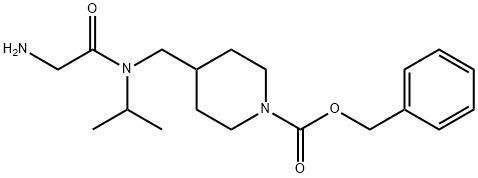 4-{[(2-AMino-acetyl)-isopropyl-aMino]-Methyl}-piperidine-1-carboxylic acid benzyl ester|