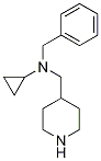 Benzyl-cyclopropyl-piperidin-4-ylMethyl-aMine Structure