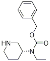 Ethyl-(R)-piperidin-3-yl-carbaMic acid benzyl ester,1353996-90-3,结构式