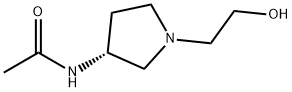 N-[(R)-1-(2-Hydroxy-ethyl)-pyrrolidin-3-yl]-acetaMide Struktur