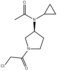 N-[(S)-1-(2-Chloro-acetyl)-pyrrolidin-3-yl]-N-cyclopropyl-acetaMide|