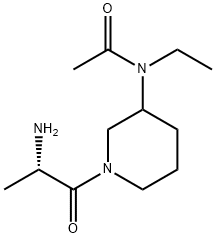 N-[1-((S)-2-AMino-propionyl)-piperidin-3-yl]-N-ethyl-acetaMide Structure