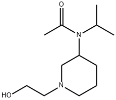 N-[1-(2-Hydroxy-ethyl)-piperidin-3-yl]-N-isopropyl-acetaMide,1353951-70-8,结构式