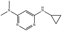 N-Cyclopropyl-N',N'-diMethyl-pyriMidine-4,6-diaMine|N-环丙基-N',N'-二甲基嘧啶-4,6-二胺