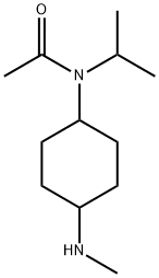 N-Isopropyl-N-(4-MethylaMino-cyclohexyl)-acetaMide Structure