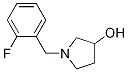 1-(2-fluorobenzyl)pyrrolidin-3-ol Struktur