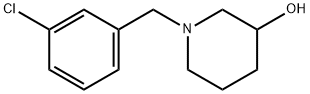 1-(3-chlorobenzyl)piperidin-3-ol Struktur