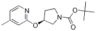 (S)-3-(4-Methyl-pyridin-2-yloxy)-pyrrolidine-1-carboxylic acid tert-butyl ester