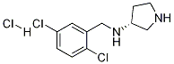 (2,5-二氯-苄基)-(R)-吡咯烷-3-基-胺盐酸盐, , 结构式